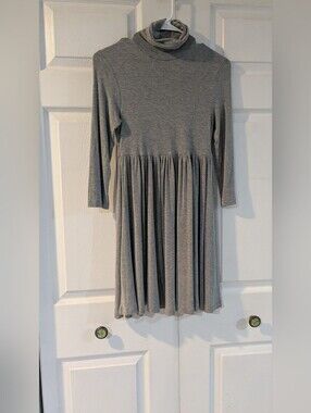 Women's H&M Gray Turtleneck Dress